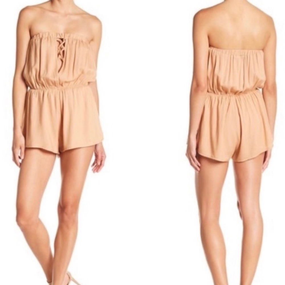 Poof! Strapless Romper